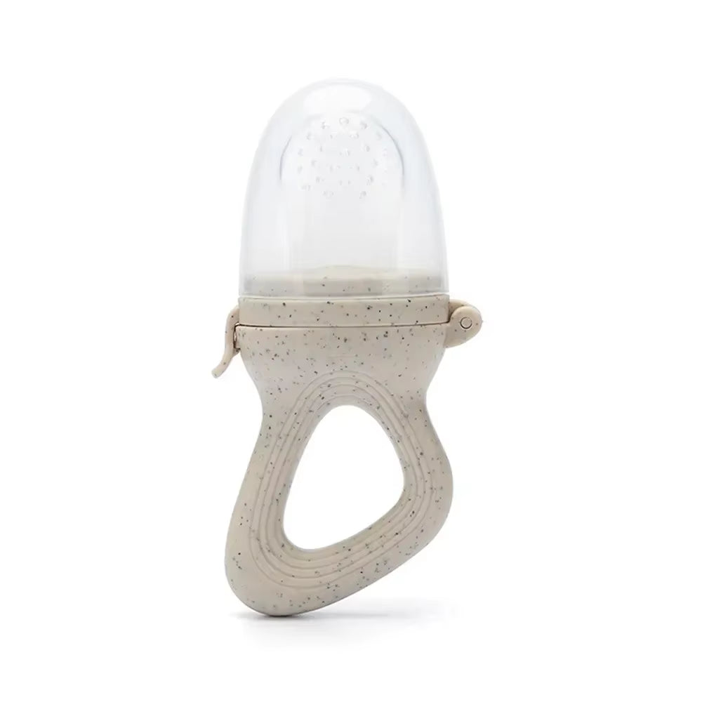Baby Fresh Fruit Food Feeder Pacifier with BPA Free Silicone Pouch Infant Teething Toy Baby Supplement Food Feeding Soother