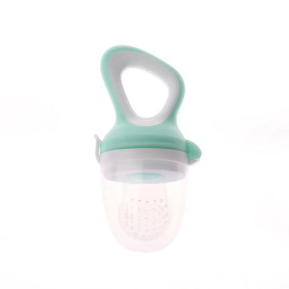 Baby Fresh Fruit Food Feeder Pacifier with BPA Free Silicone Pouch Infant Teething Toy Baby Supplement Food Feeding Soother