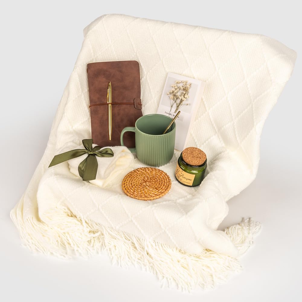 Birthday Gifts for Women Self Care Gifts Get Well Soon Gifts, Care Package Gifts Basket for Women Mom Her Best Friends Sister Wife Girlfriend, Coworker