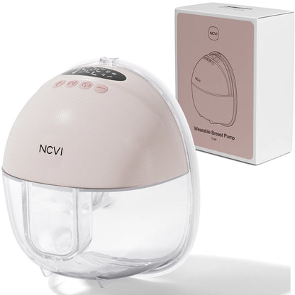 Electric Breast Pump,Wearable for Breastfeeding,Hands-Free, 4 Modes 9 Levels, 3 Flange Sizes(19/21/24Mm), Smart Display