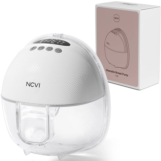 Electric Breast Pump,Wearable for Breastfeeding,Hands-Free, 4 Modes 9 Levels, 3 Flange Sizes(19/21/24Mm), Smart Display