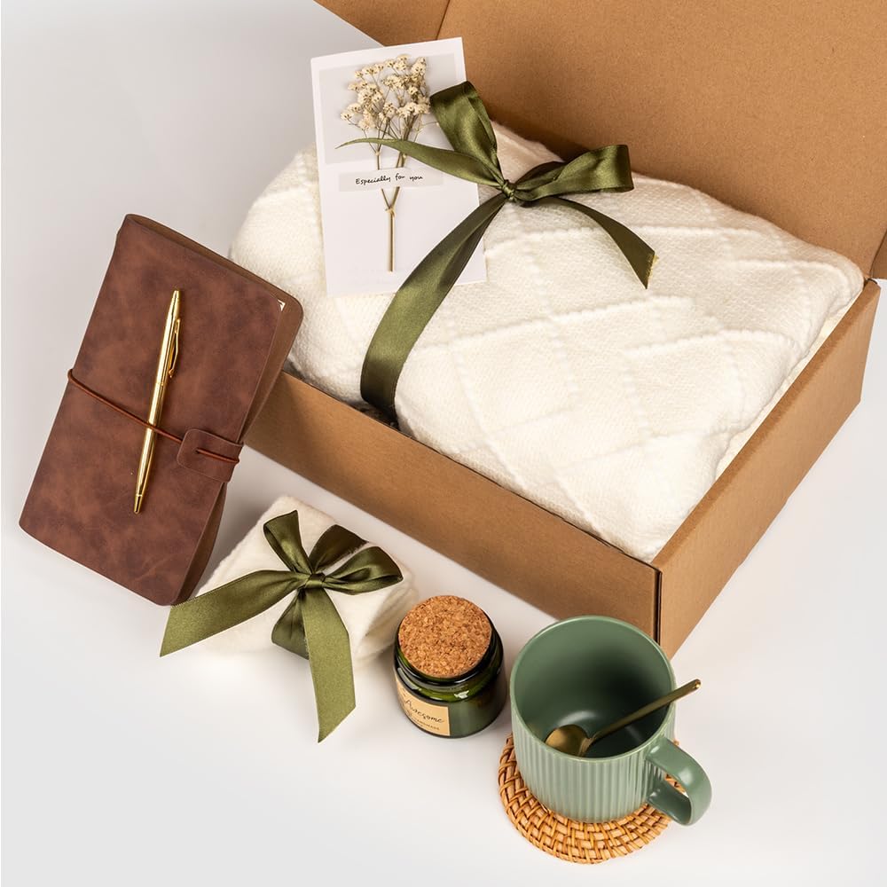 Birthday Gifts for Women Self Care Gifts Get Well Soon Gifts, Care Package Gifts Basket for Women Mom Her Best Friends Sister Wife Girlfriend, Coworker