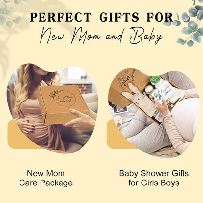 7PCS New Mom Care Package after Baby, New Mom Gifts for Women, Baby Shower Gifts for Expecting Mom to Be, Postpartum Gifts for Mom, First Time Pregnancy Moms Mothers Day Birthday Gifts