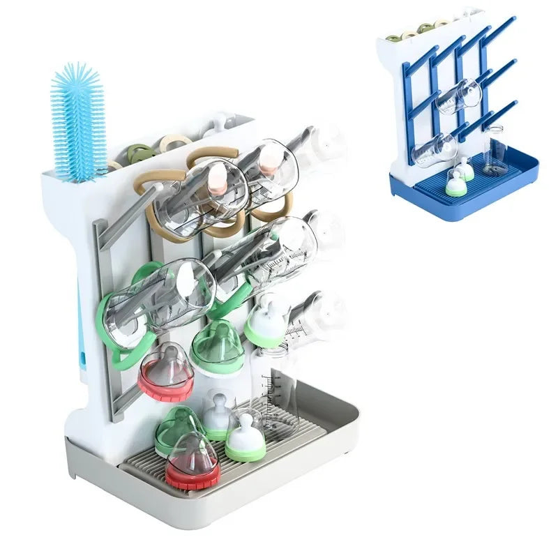 Baby Bottle Drain Rack Drying Rack Baby Bottle Drying and Draining Stand Baby Bottle Box Storage Box Storage Rack