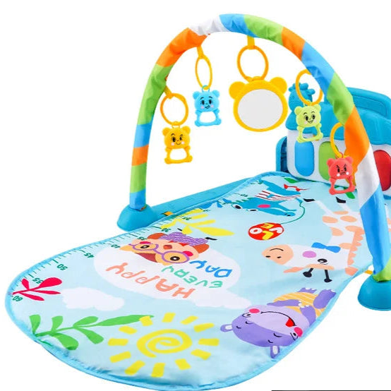 Baby Fitness Stand Music Play Gym Activity Toys Newborn Piano Crawling Blanket Pedal Game Pad Early Education 0-36 Months Gifts