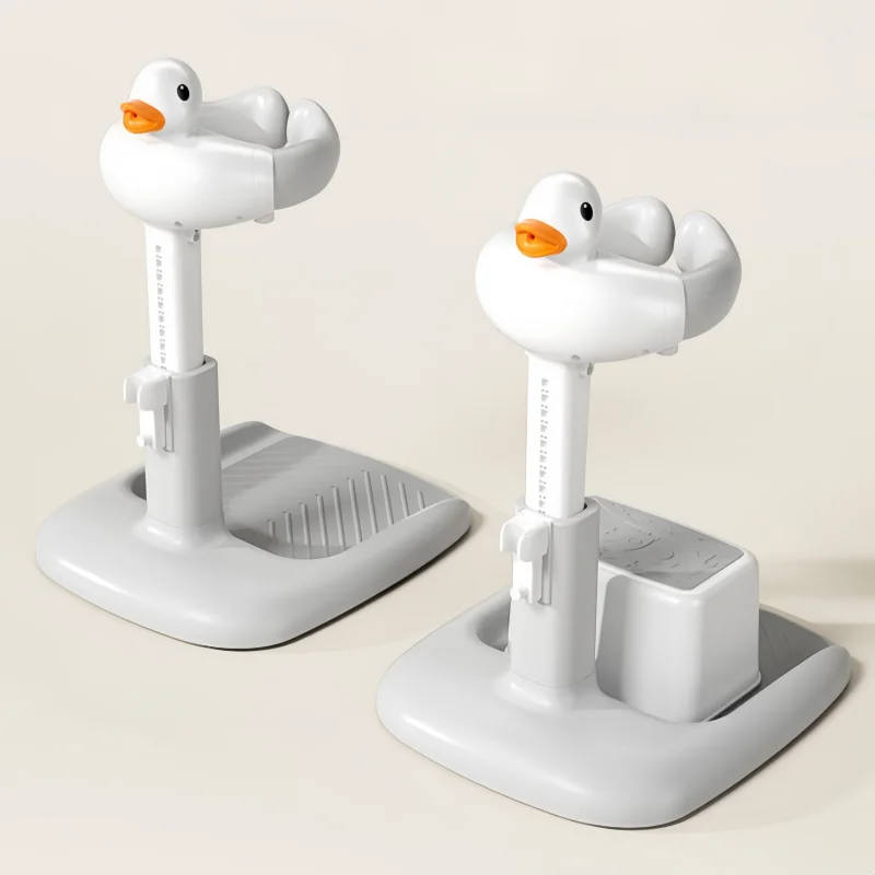Baby Standing Bath Table Adjustable Height Folding Children'S Bath Device Bath Stand Non-Slip Children'S Bath Stand for Home Use