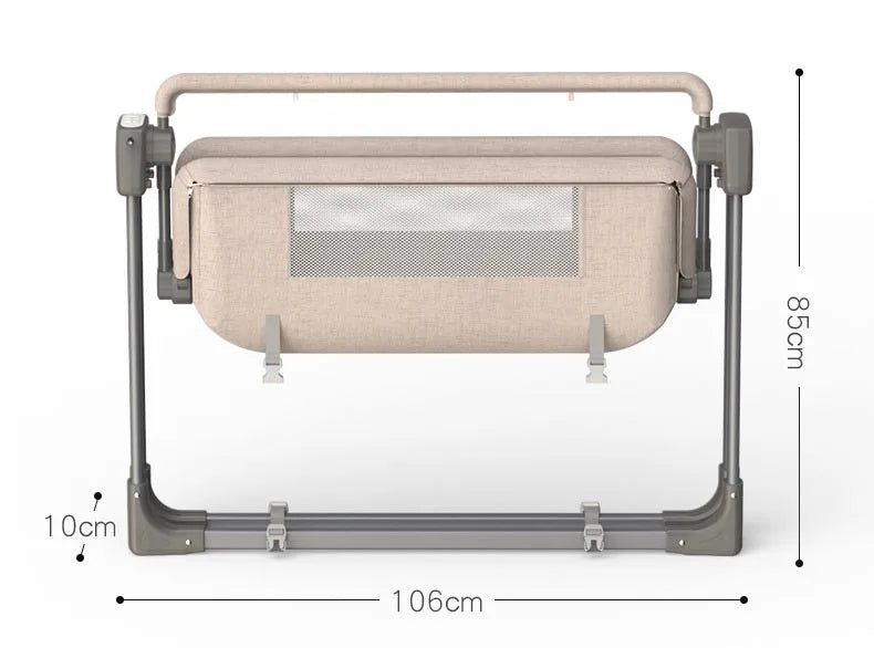 Custom Multi-Function Electric Baby Rocking Cradle Bed Easy Foldable Baby Bassinet with Music Mosquito Net Electronic Baby Swing