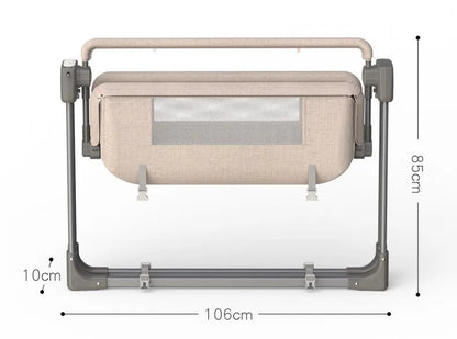 Custom Multi-Function Electric Baby Rocking Cradle Bed Easy Foldable Baby Bassinet with Music Mosquito Net Electronic Baby Swing