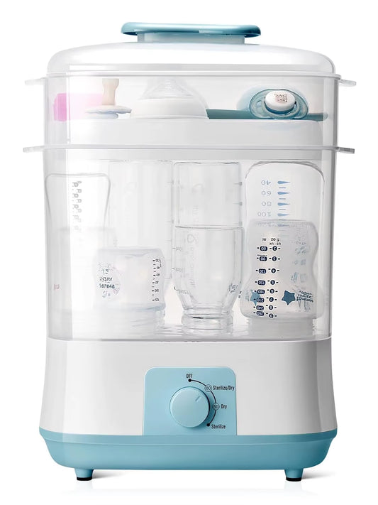 Baby Feeding Bottle Sterilizers Dryer Heater Electric Steam Sanitizer Large Bottle Steamer High Temperature Sterilization
