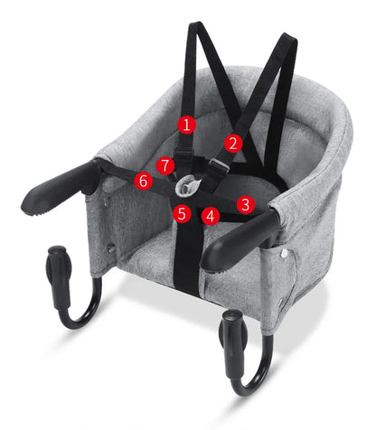 Portable Baby Feeding Chair Folding Baby Eating Chair Baby Dinning Chair Booster 6 Months~3 Year Old Baby Highchair for Travel