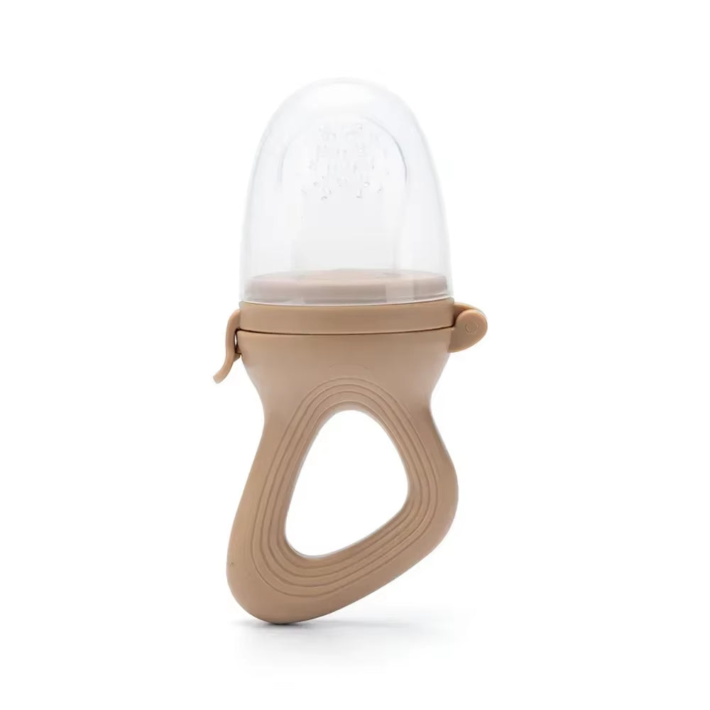 Baby Fresh Fruit Food Feeder Pacifier with BPA Free Silicone Pouch Infant Teething Toy Baby Supplement Food Feeding Soother